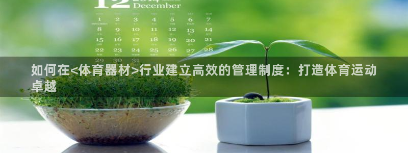 极悦平台官方网站登录不了：如何在<体育器材>行业建立