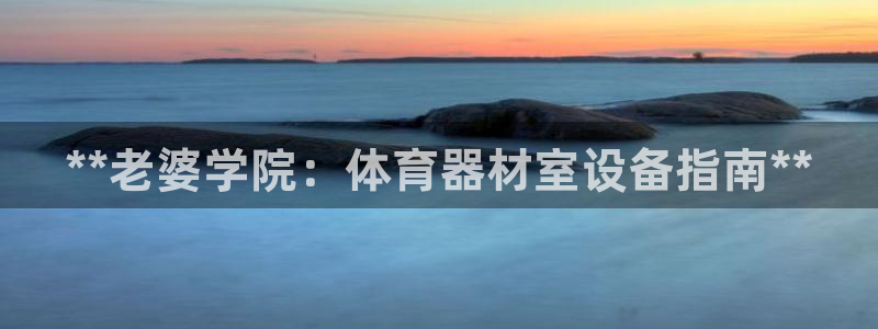 极悦生活家是什么平台的产品：**老婆学院：体育器材室