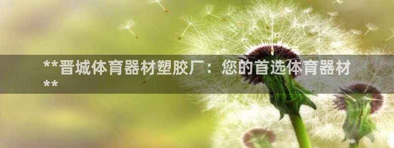 极悦娱乐官网入口下载：**晋城体育器材塑胶厂：您的首