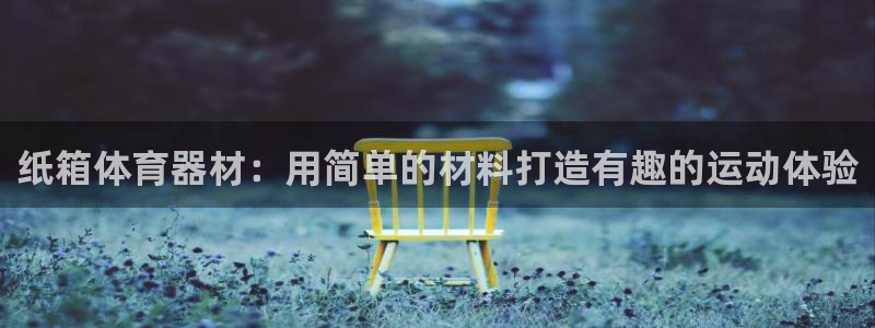 极悦平台注册流程图：纸箱体育器材：用简单的材料打造有