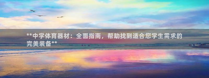 极悦官网的登录方法：**中学体育器材：全面指南，帮助